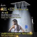 hm 3Jets LED Intelligent Digital Display Rain Shower Set with 20" SPA Mist Rainfall Thermostat Touch Panel Mixer - B075L7MXZH